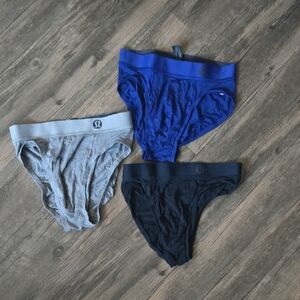 Bundle of 3 Lululemon Men's Small Always In Motion Briefs EUC